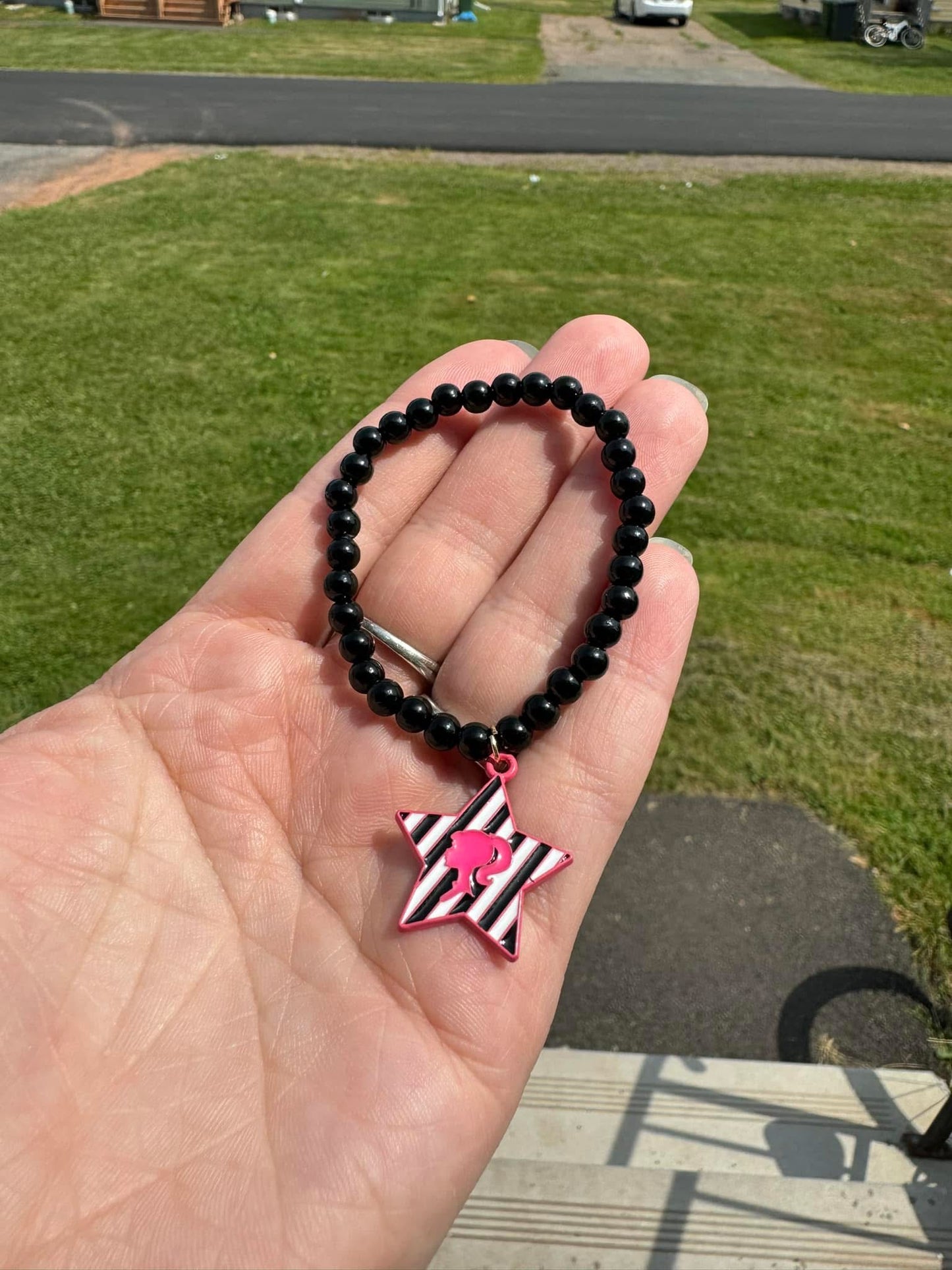 Mystery bracelet with charm