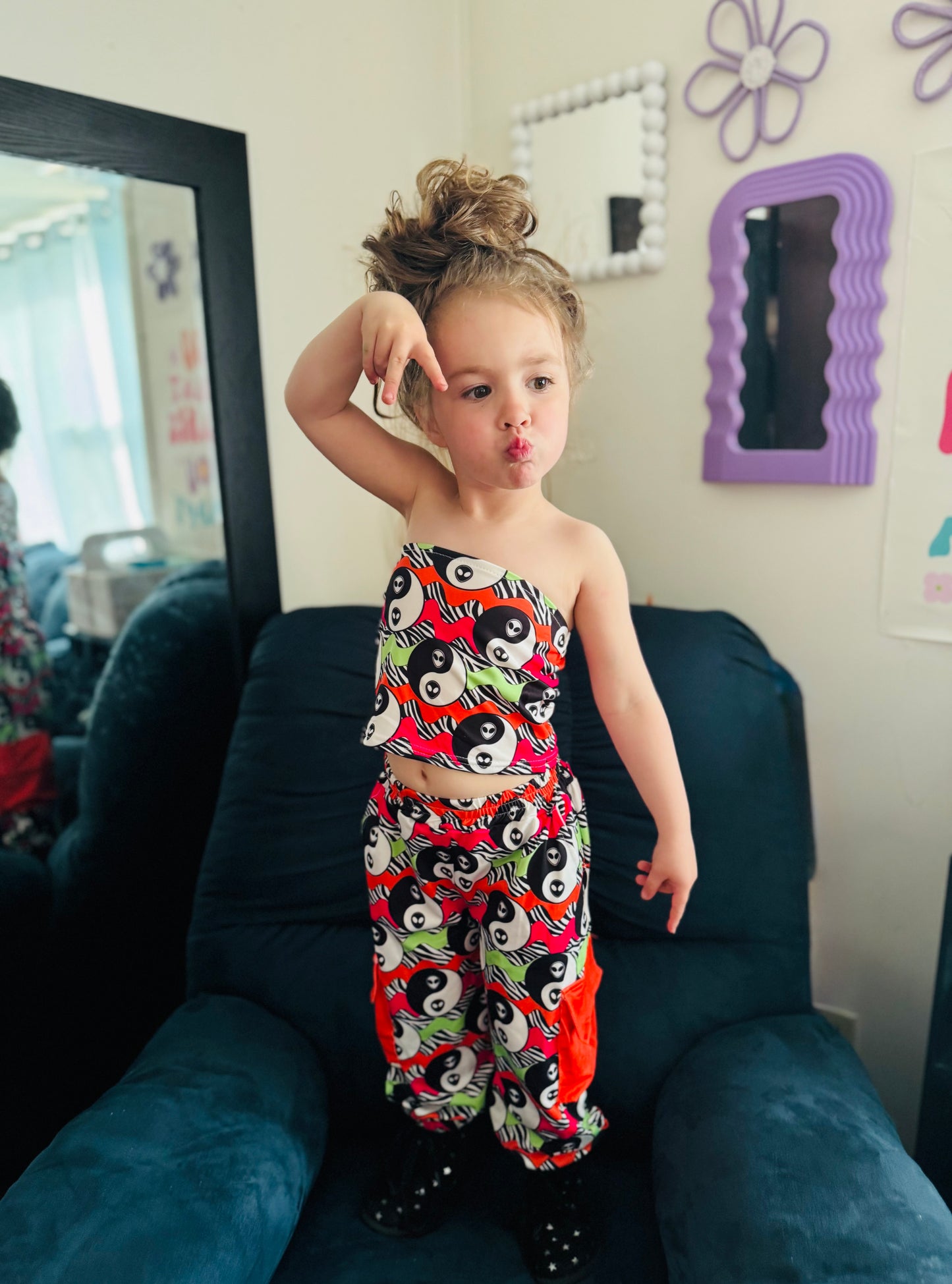 Ying yang set 2T (fits a little big)