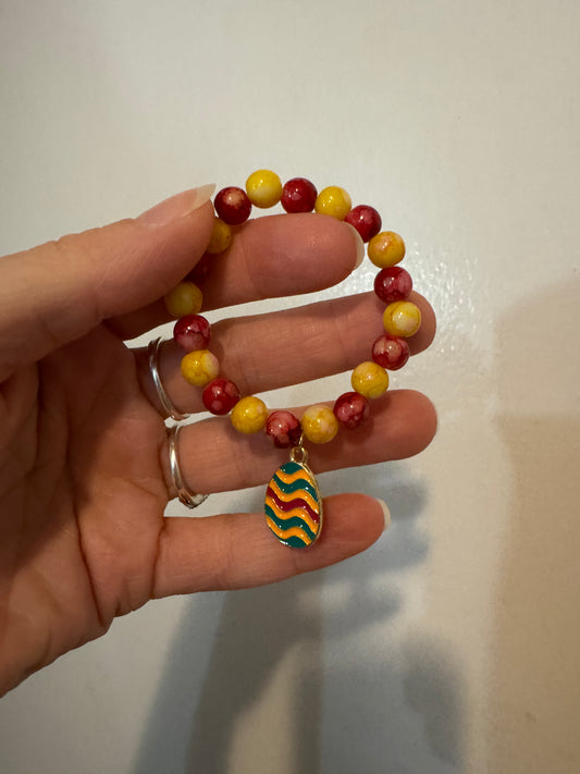Toddler size Easter bracelet